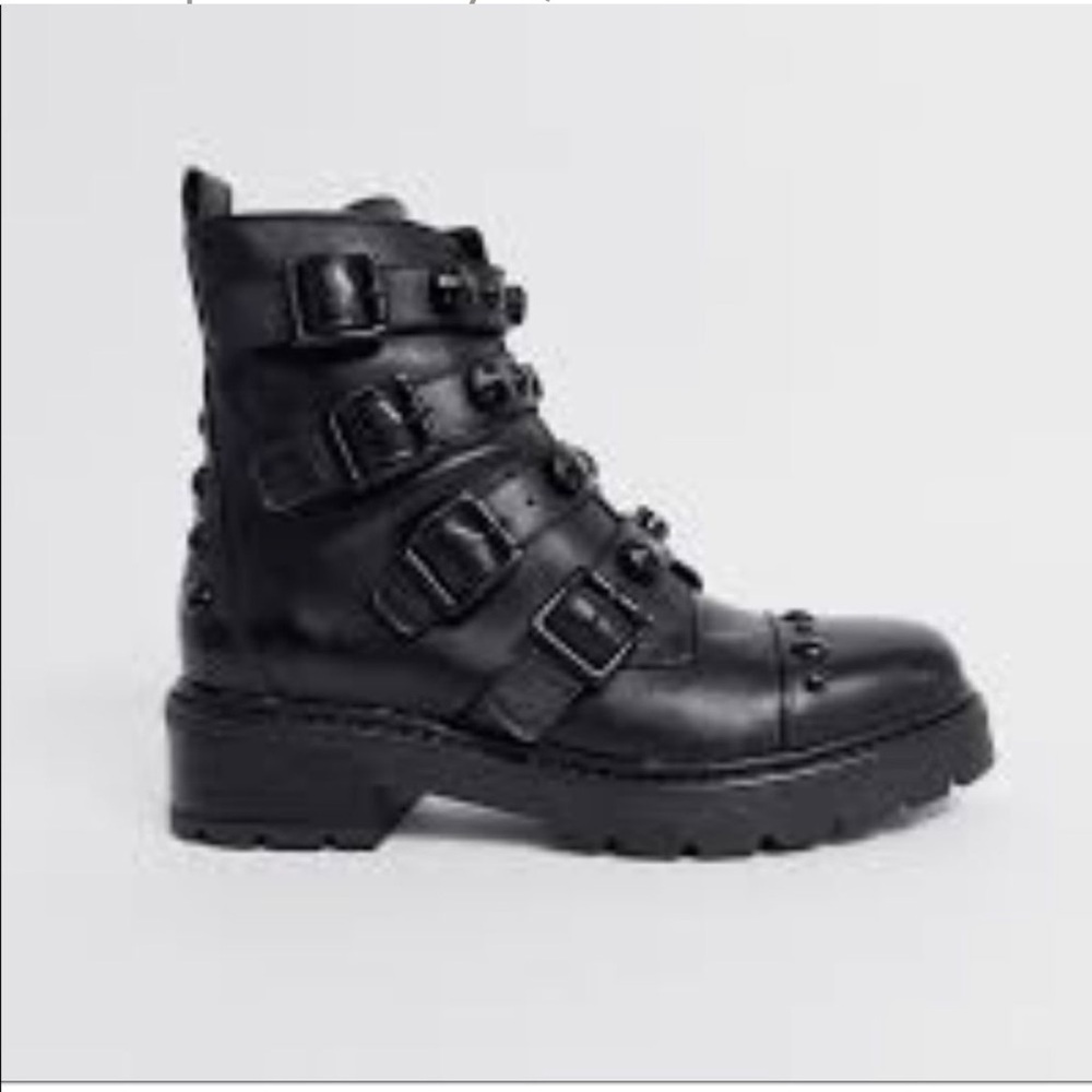 Aldo boots ! Crazy cool, worn 1x my
children said i am too old (67) to
wear